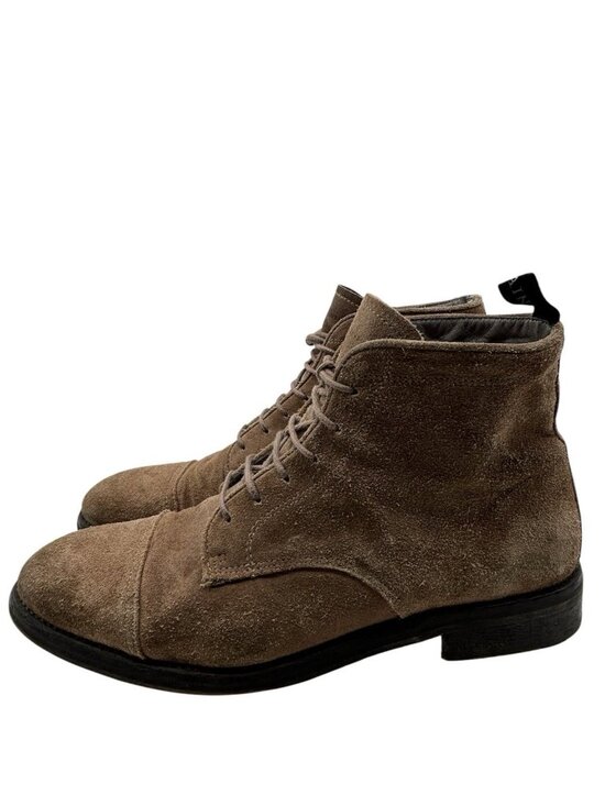 All Saints Mens Cap Toe Ankle Boots Suede Leather Lace up Men’s Size 43 EU/10 US main image 9